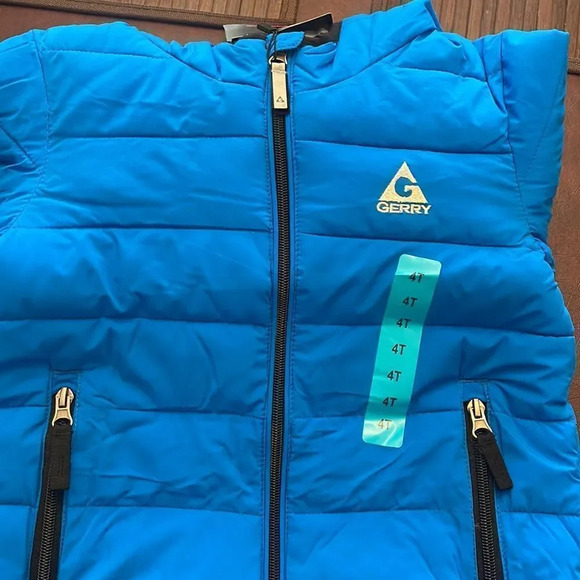 Gerry Kids' Jersey Lined Jacket Blue Size 4T - Picture 5 of 8